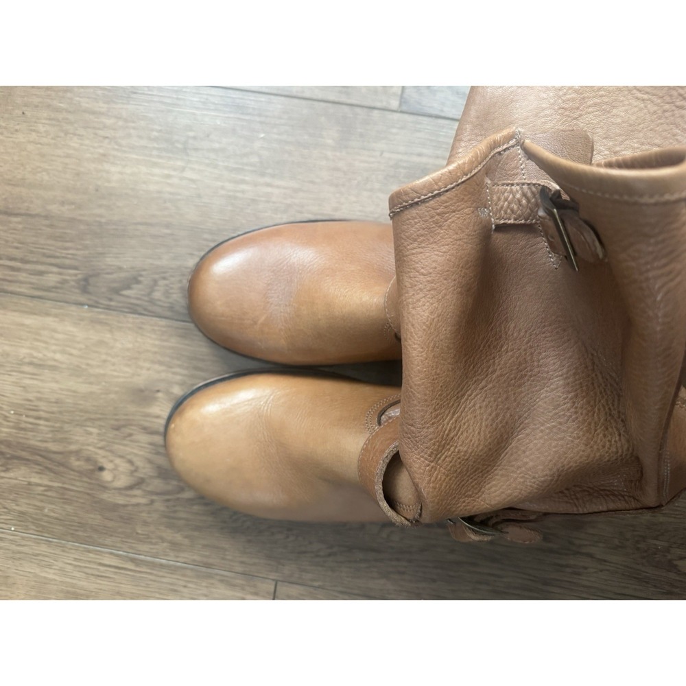 mens freebird boots 10 Easton Brown Leather Western Preppy Skater Luxury Rugged - Picture 5 of 15